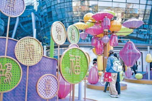 春节临近,济南过年氛围感拉满