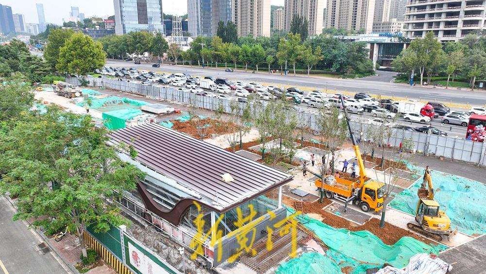 施工再进一步,济南这些地铁线路正分期分批拆除围挡
