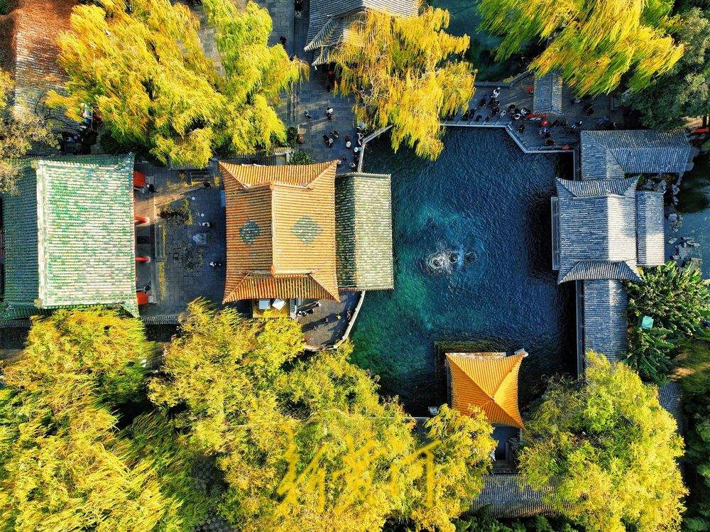 泉城气温跌破0℃ “趵突腾空”胜景依旧