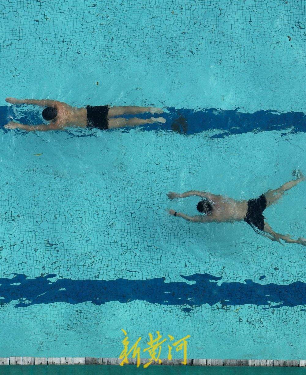 泉城“速冻”模式开启 市民冬泳热情高