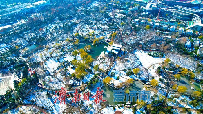 雪后初霁景如画 泉城公园引客来