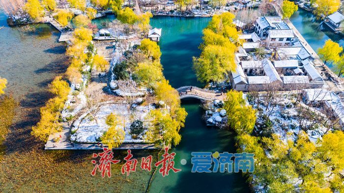 雪霁泉城!大明湖变身冬日画卷引客来