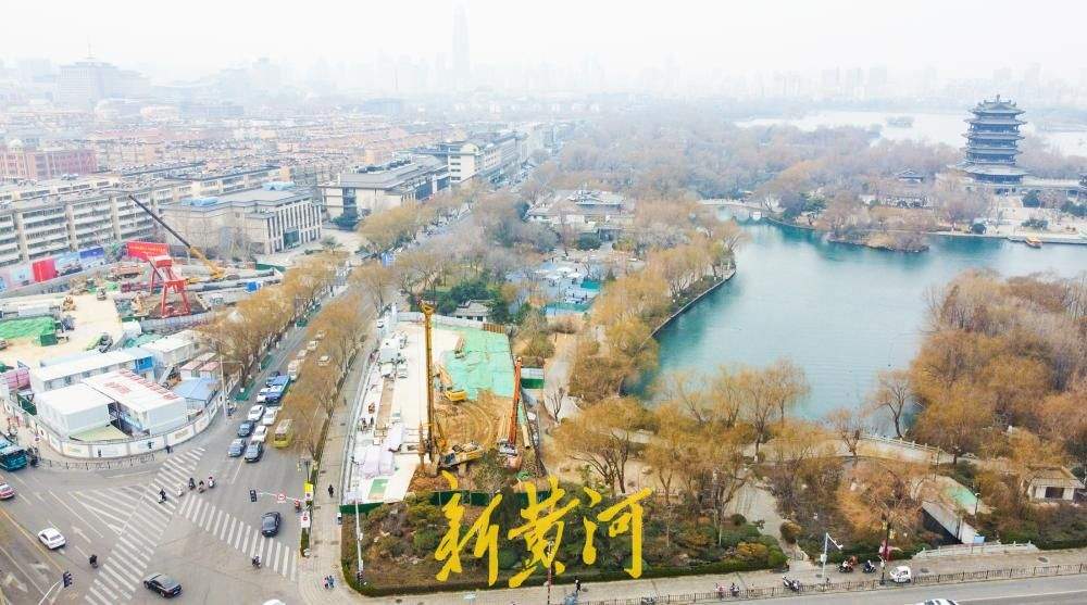 地铁6号线大明湖站进入地下施工新阶段